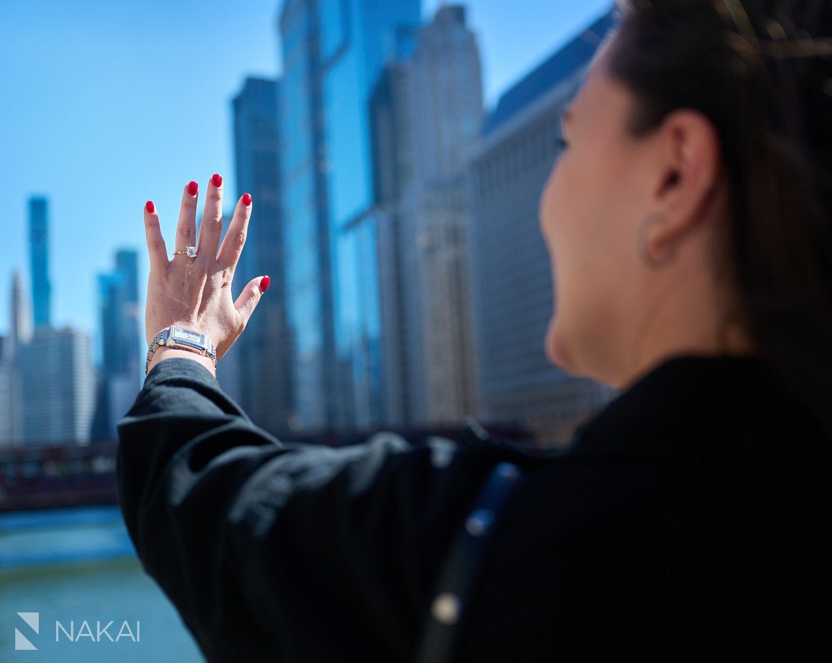 chicago proposal ideas photographer riverwalk