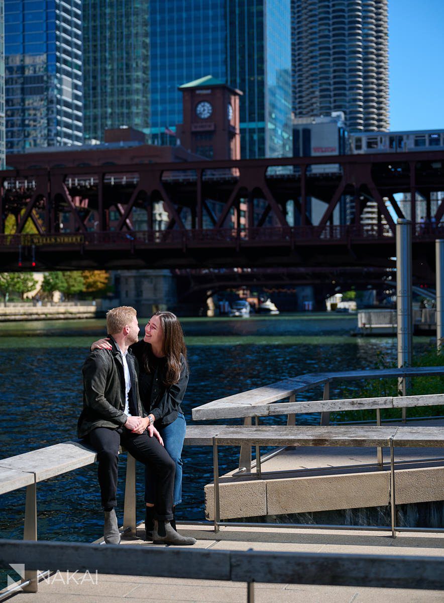 chicago proposal ideas pictures riverwalk