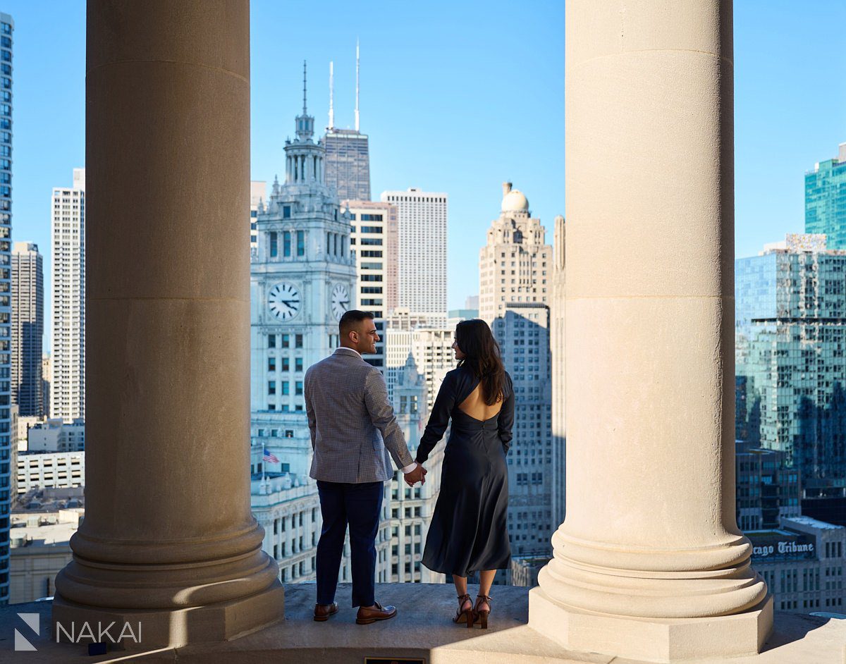 chicago londonhouse cupola proposal photography couple