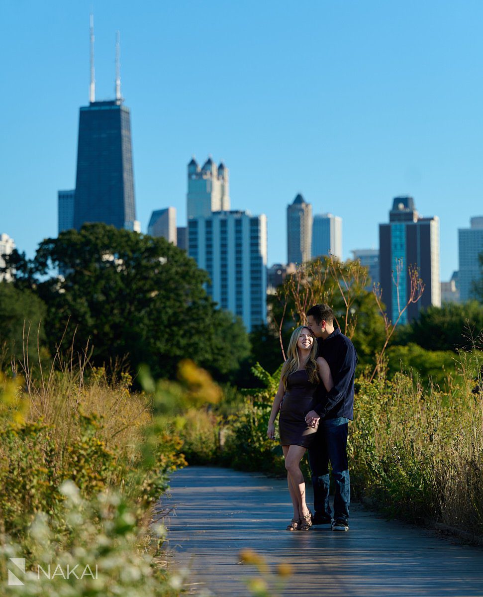 Lincoln park engagement photography nature