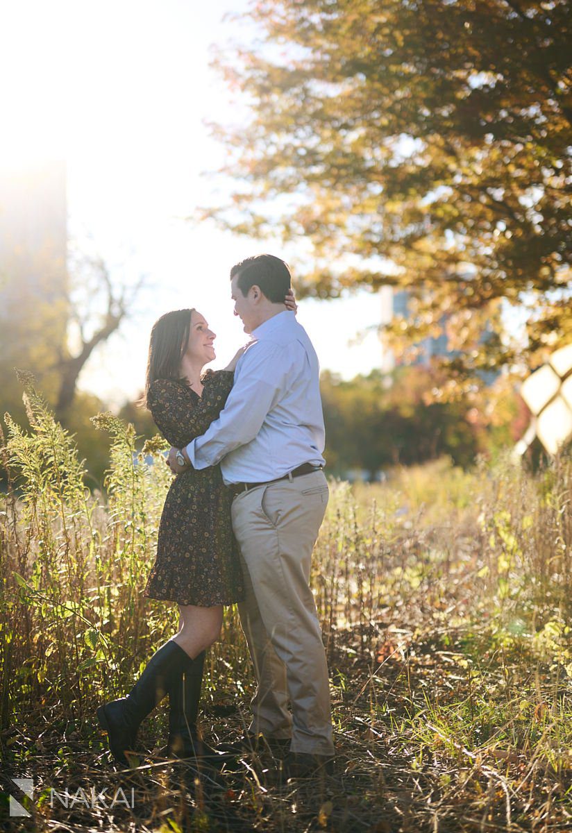 Lincoln park engagement session photos fall chicago