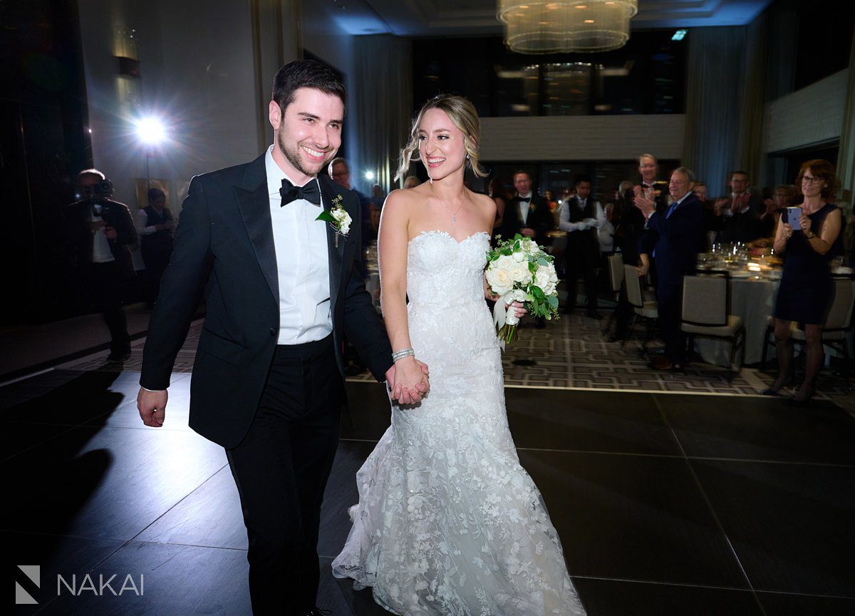 langham chicago wedding photography reception entrance