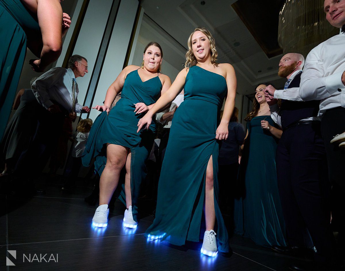 langham chicago wedding photography reception dancing