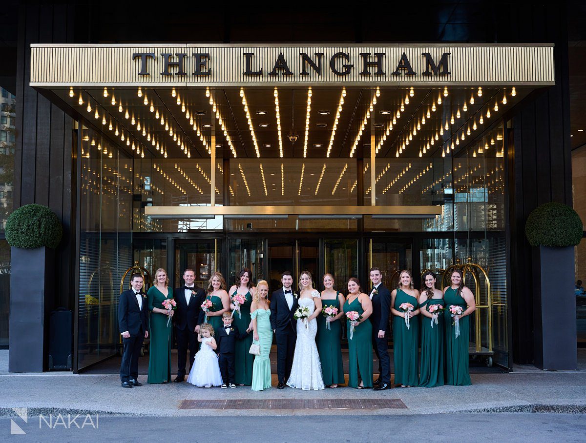 langham chicago wedding photography marquee sign