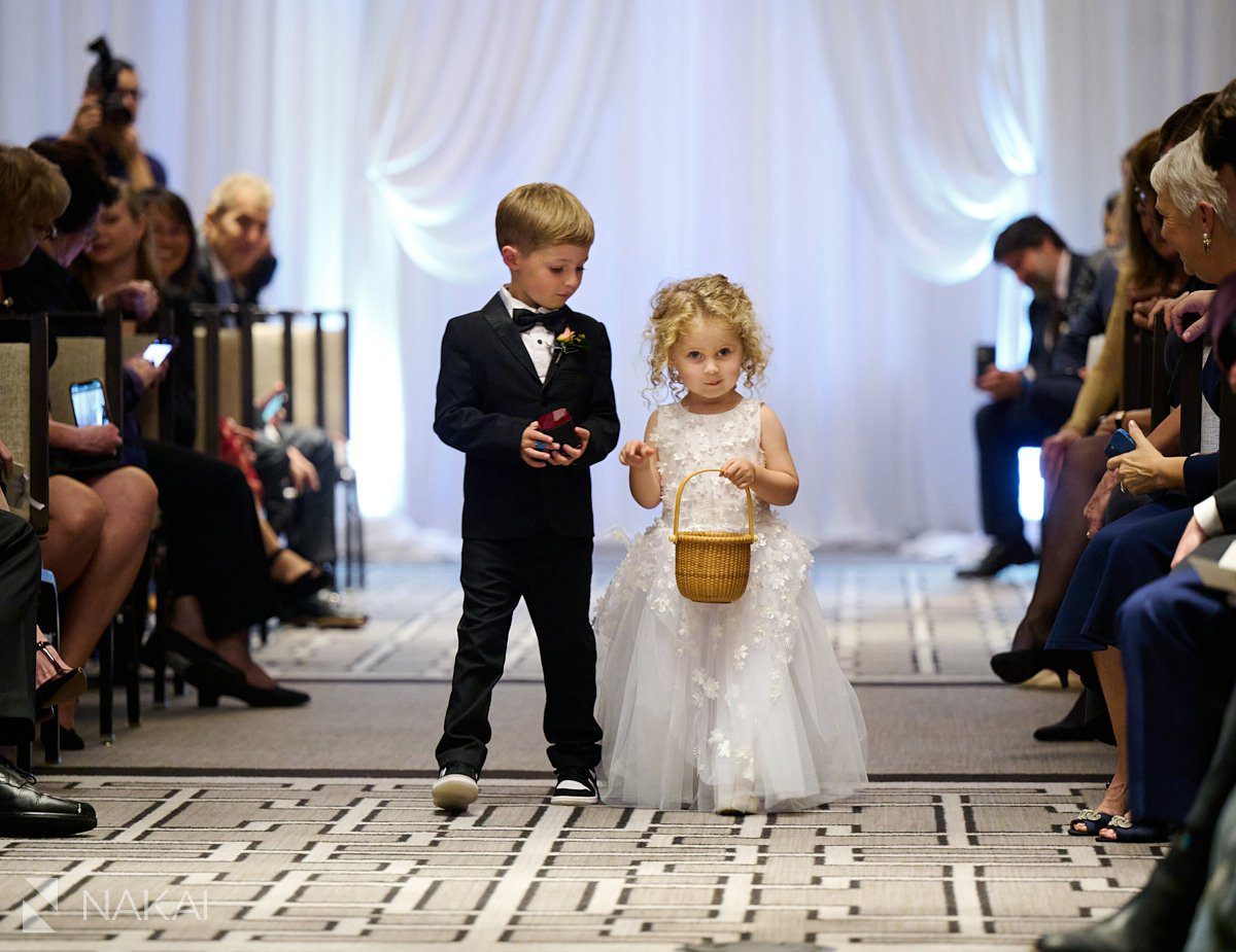 langham chicago wedding photography processional