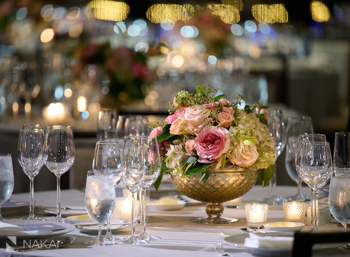 langham chicago wedding photography reception details