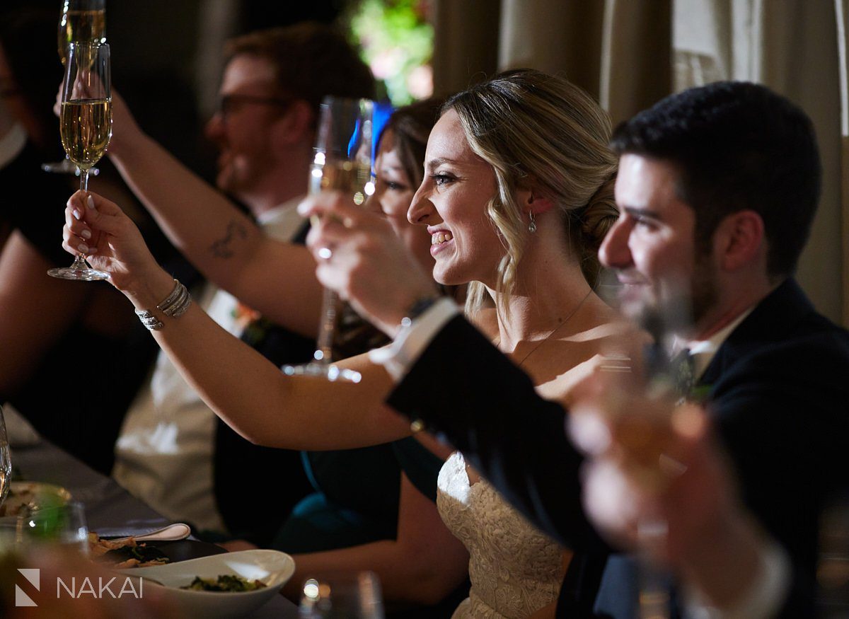 langham chicago wedding photography reception speeches