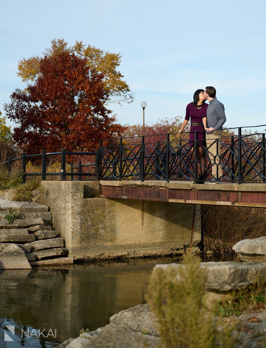 Chicago Humboldt park engagement photos fall pictures