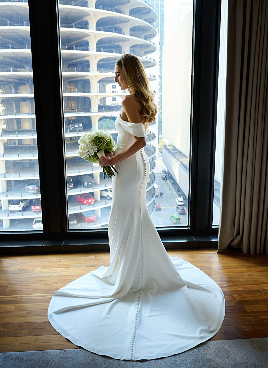 chicago langham wedding photography bride