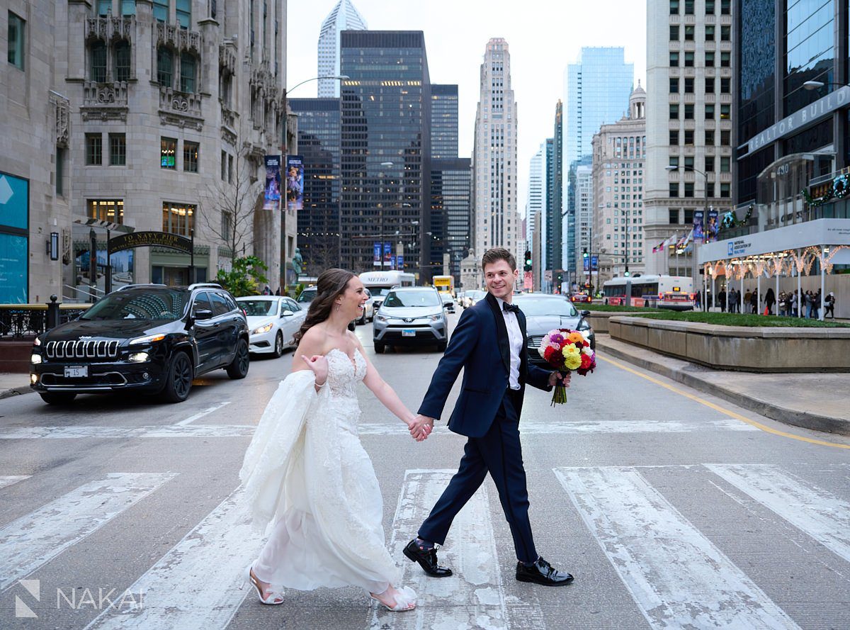 chicago intercontinental wedding photos Michigan ave