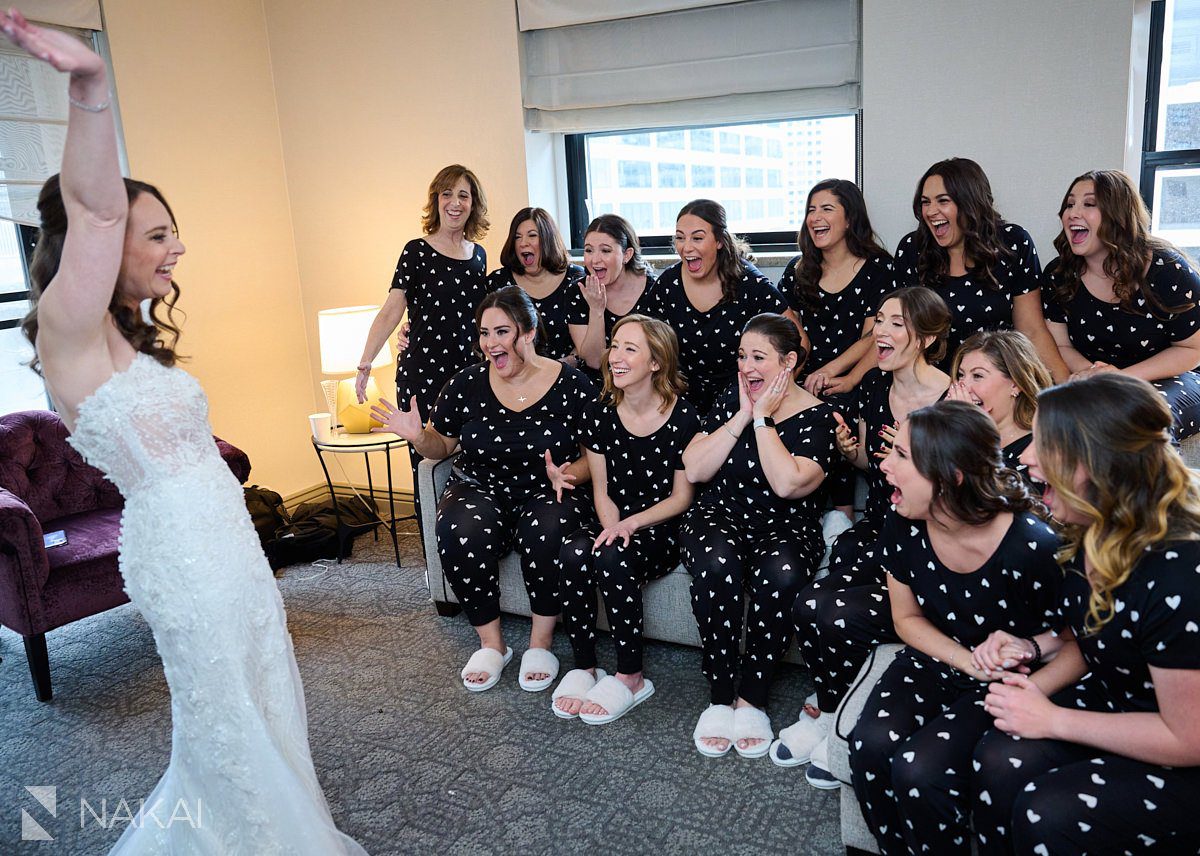 chicago intercontinental wedding photos bride