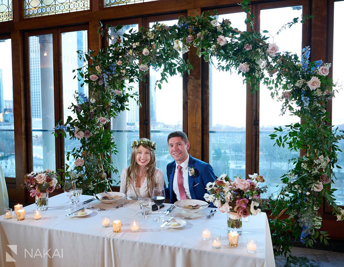 Chicago athletic association hotel wedding reception photos 