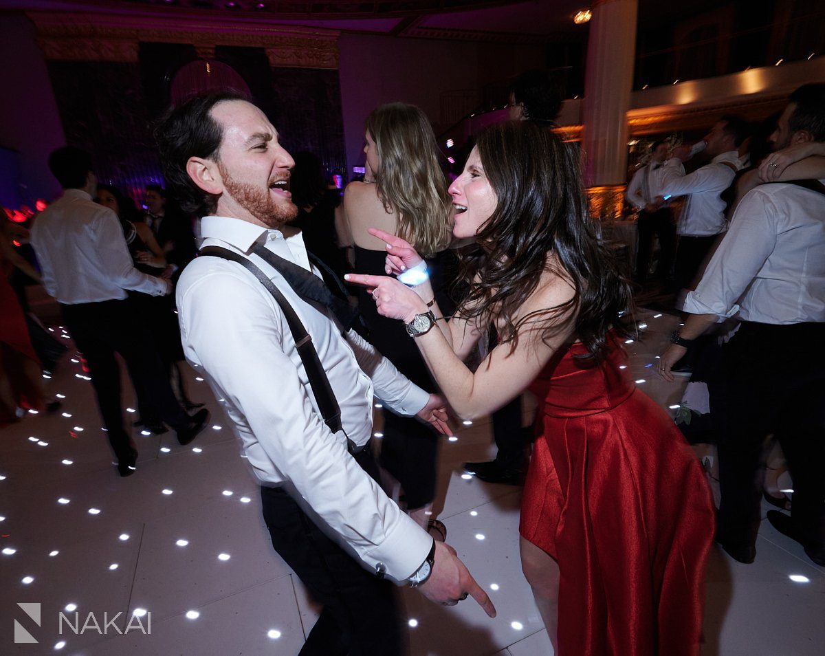 intercontinental chicago wedding photos reception dancing