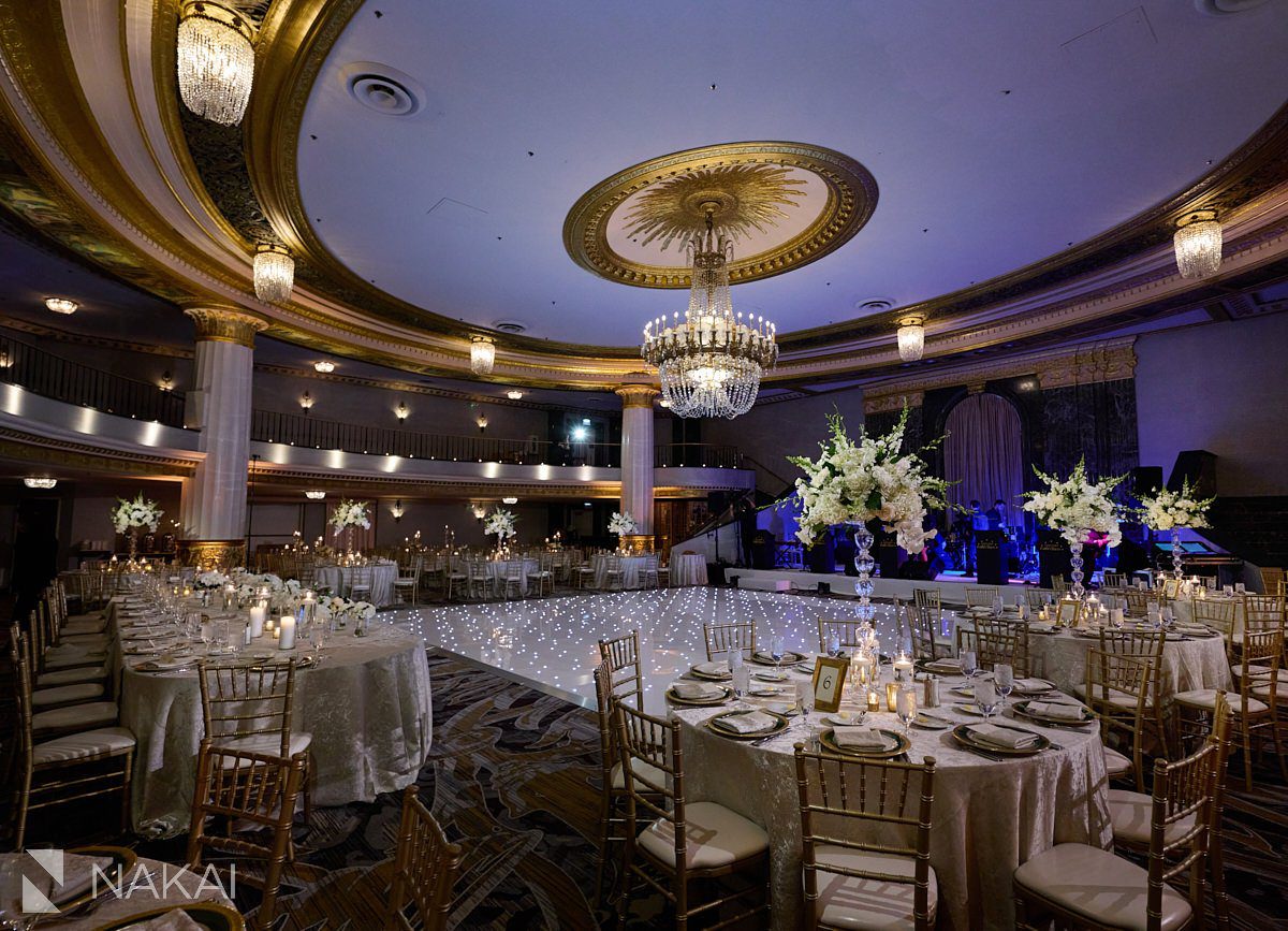 intercontinental chicago wedding photos reception ballroom 