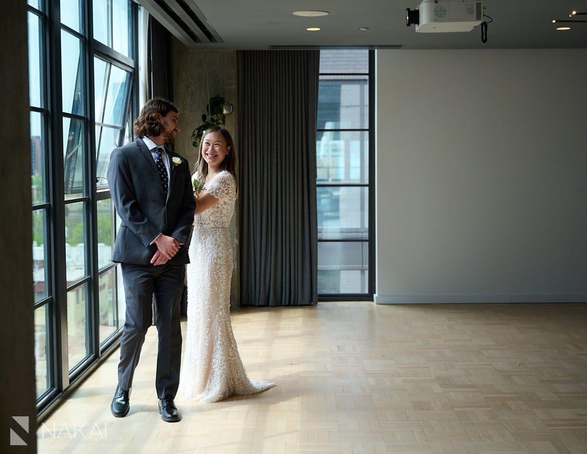 The Emily Hotel chicago west loop wedding photography bride groom