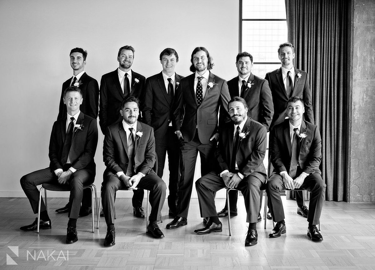 The Emily Hotel chicago west loop wedding photographer bridal party