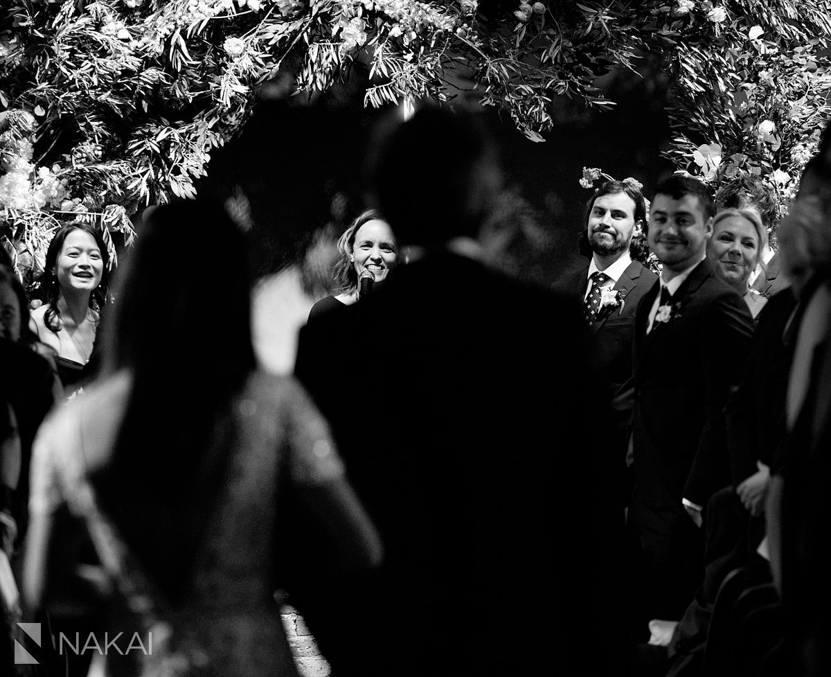 chicago west loop wedding photos Morgan's on Fulton ceremony processional