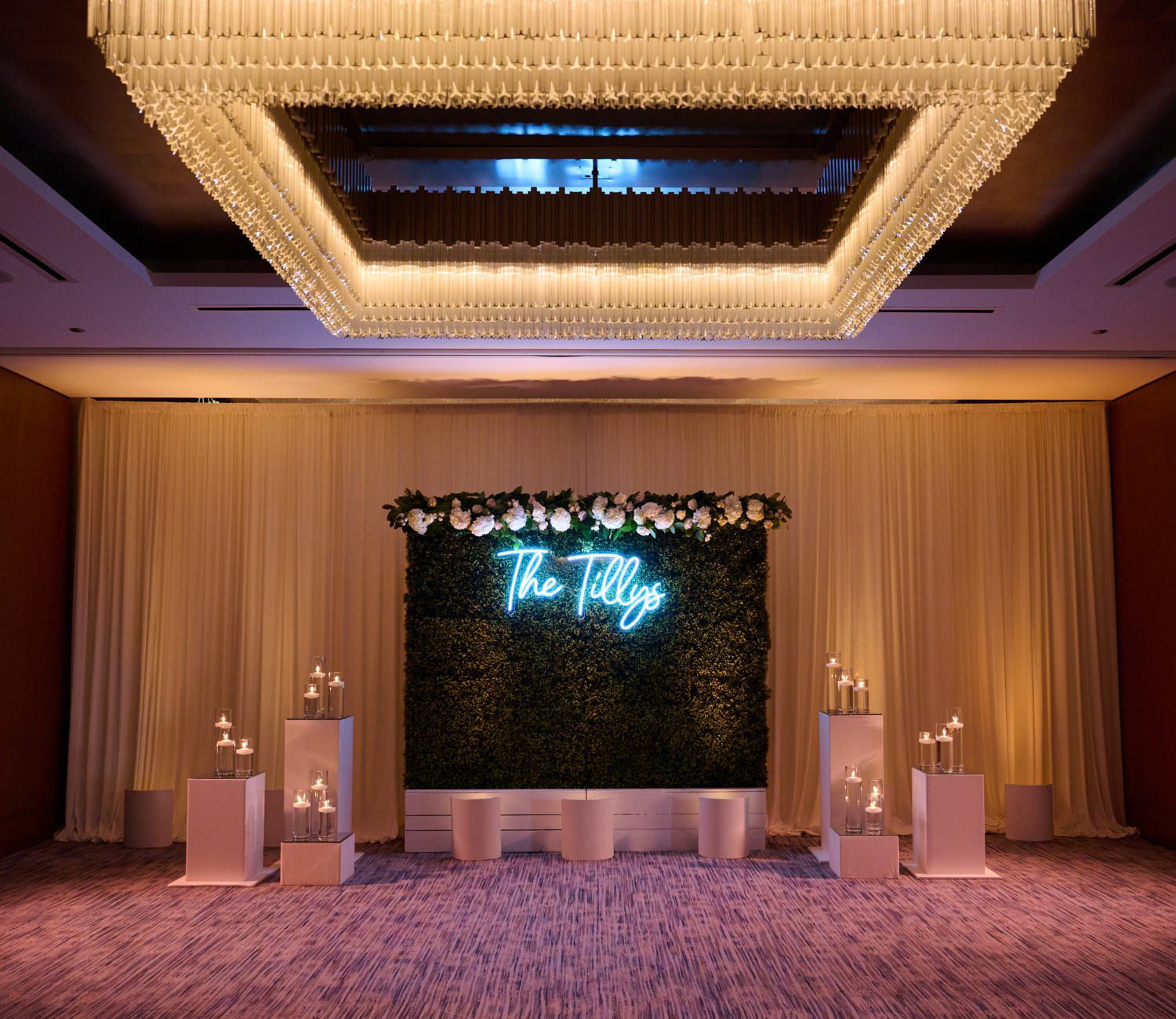 chicago ritz Carlton wedding photography reception entrance decor and details