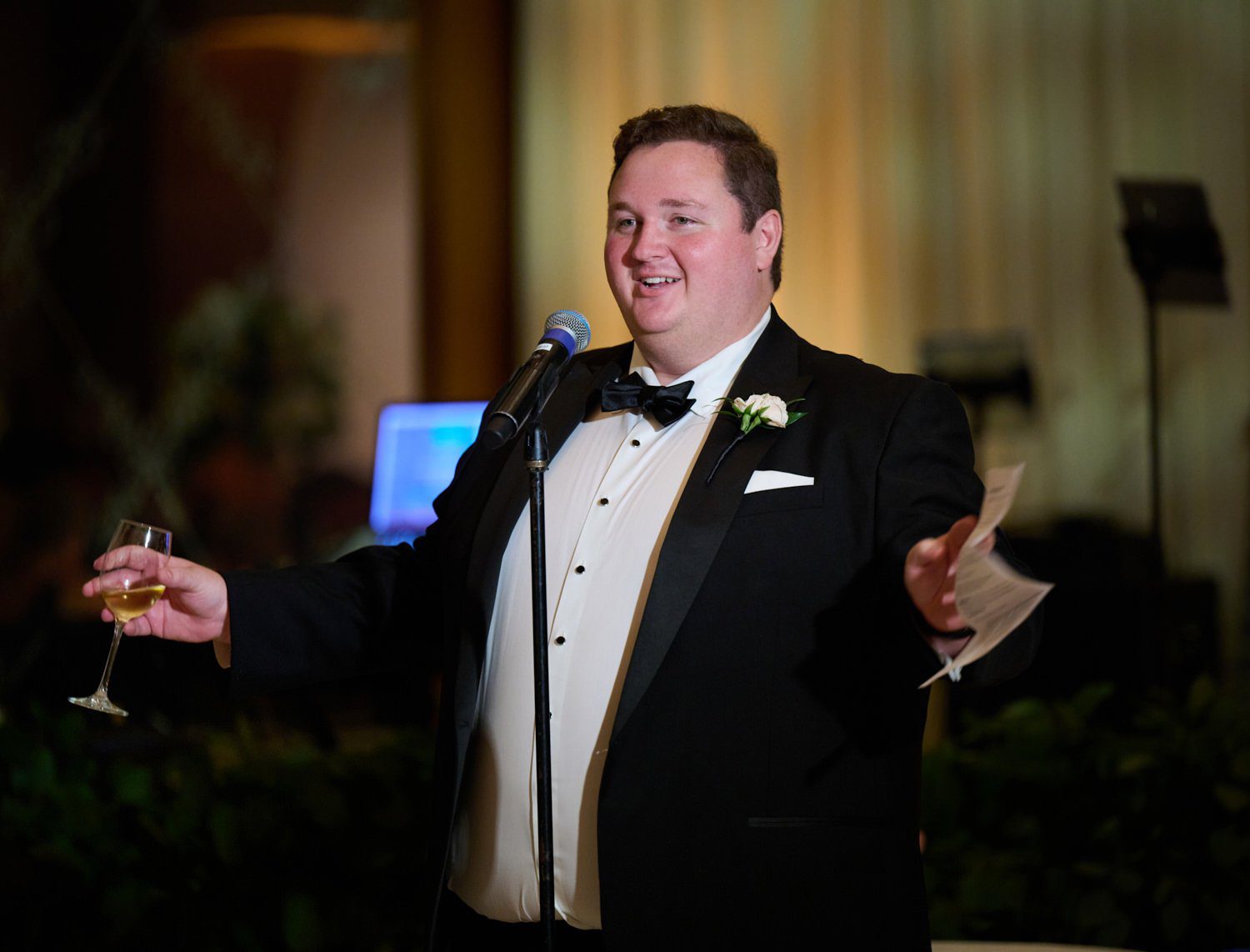 chicago ritz Carlton wedding photography reception toasts