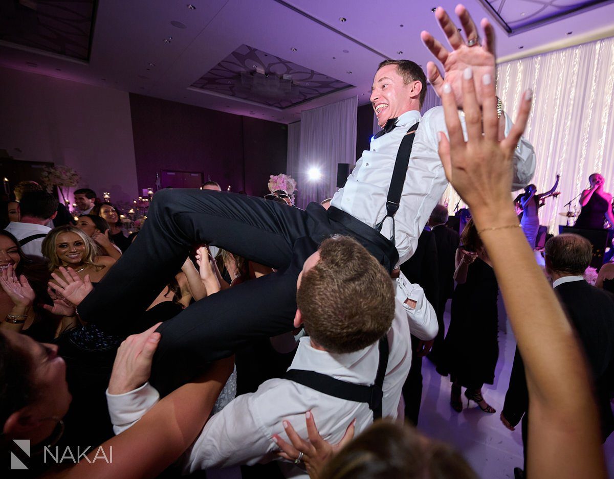 Loews chicago hotel wedding photos reception hora 