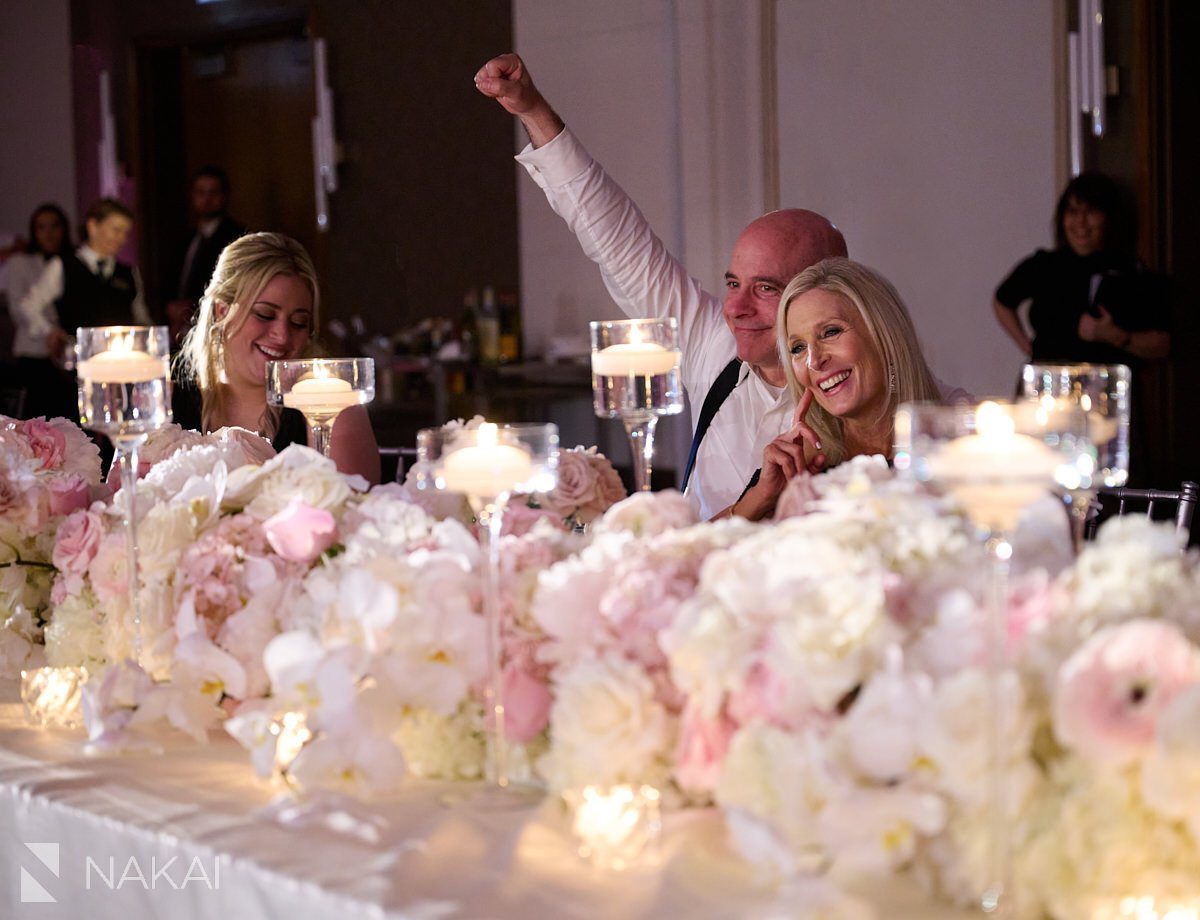 Loews chicago hotel wedding photos toasts