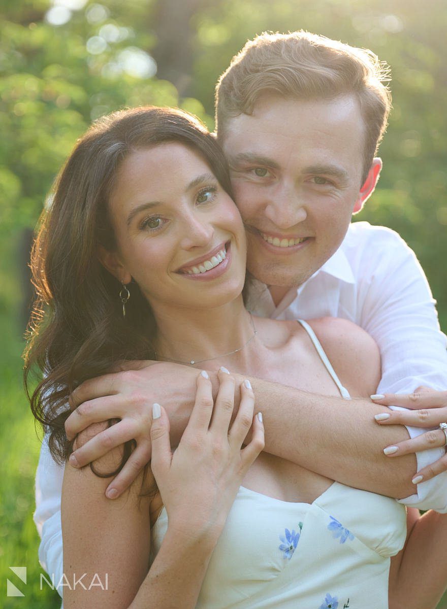 chicago north shore engagement photos forest preserve