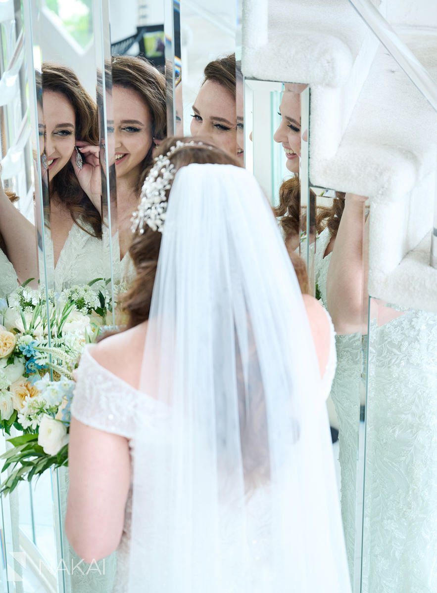 chicago greek wedding photos bride getting ready