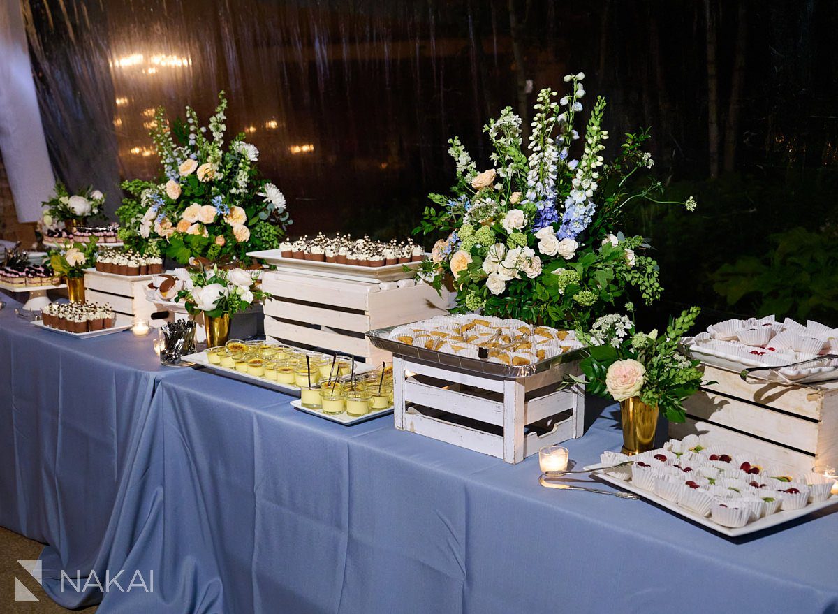 chicago greek wedding photos dessert table