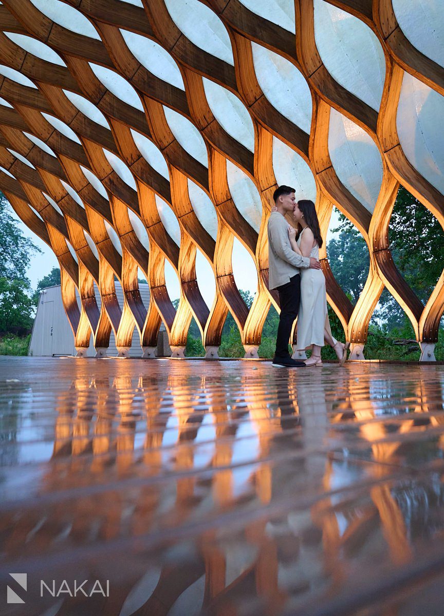 Lincoln park chicago proposal photos kiss