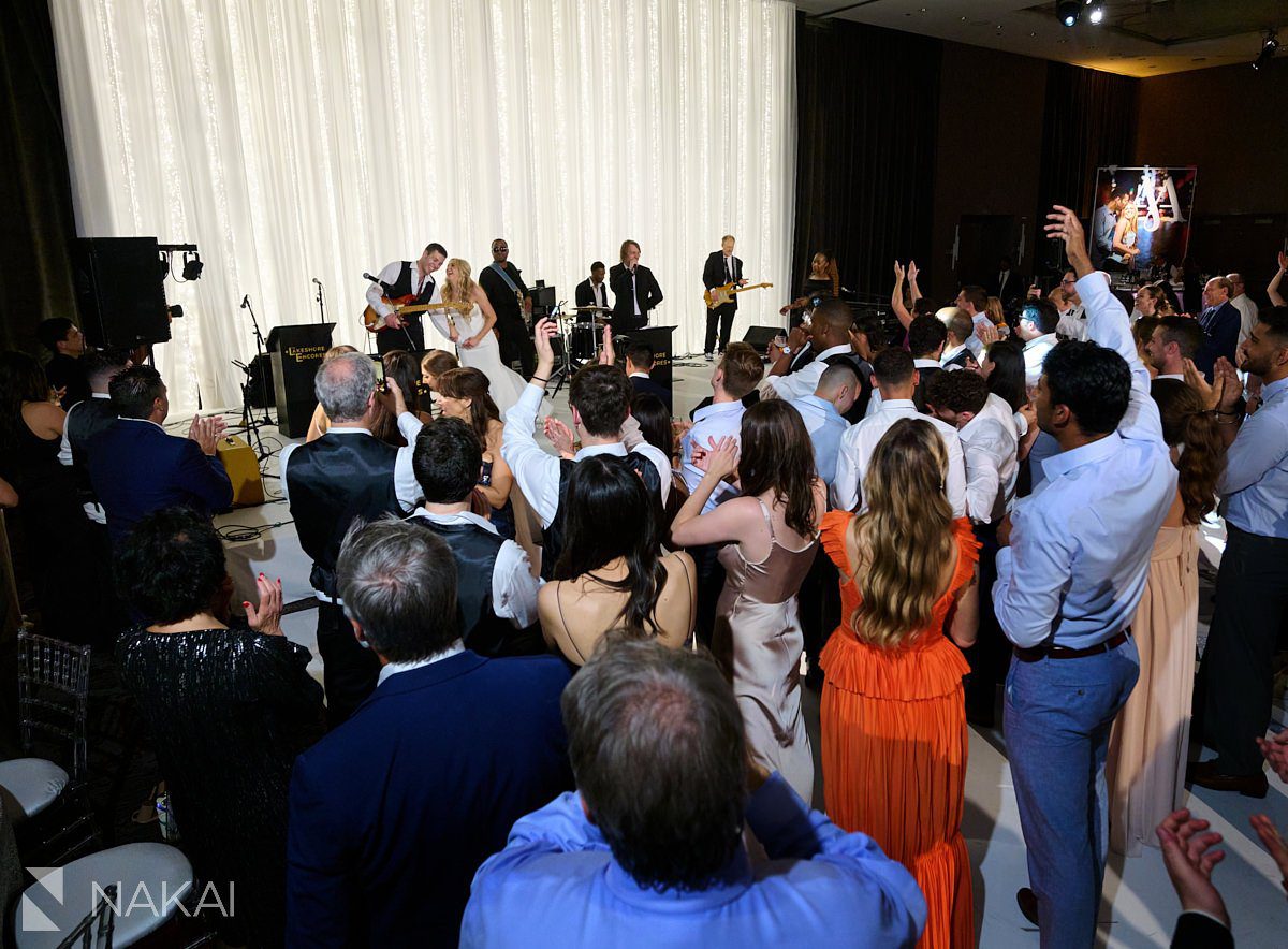 loews chicago wedding photos reception guests