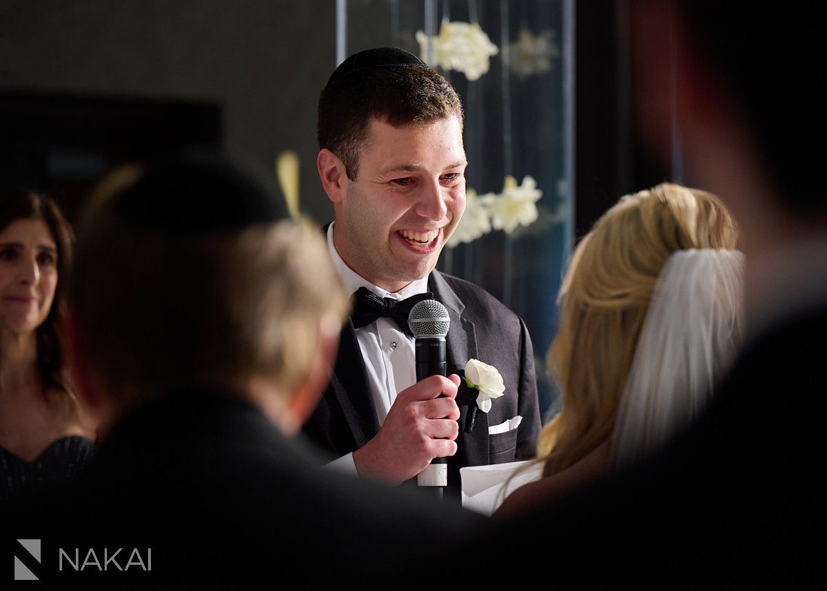 loews chicago wedding photos ceremony moments in ballroom