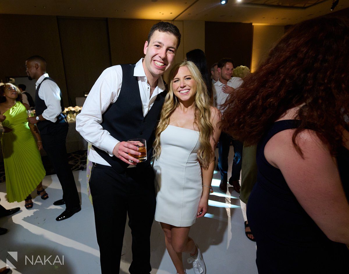 loews chicago wedding photos reception dancing