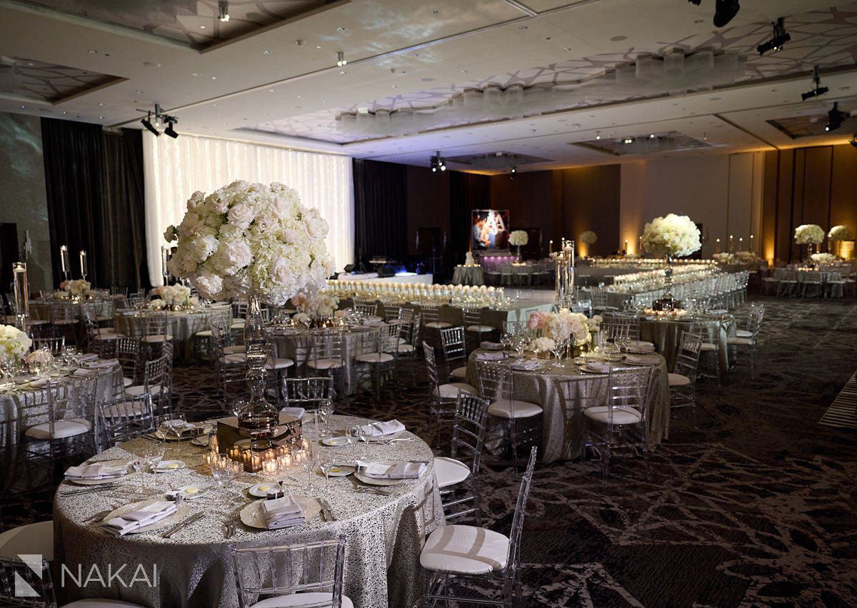 loews chicago wedding photos reception room shot kehoe designs