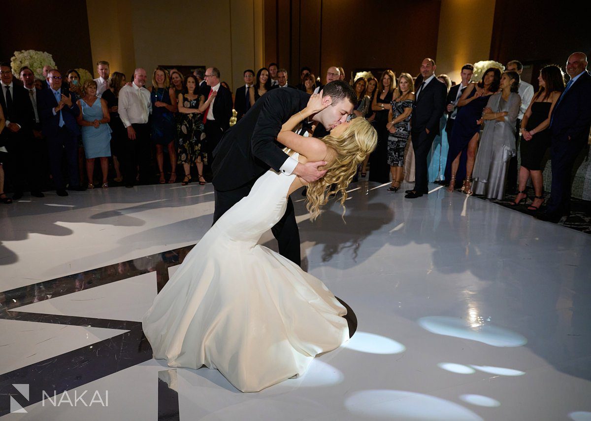 loews chicago wedding photos reception first dance