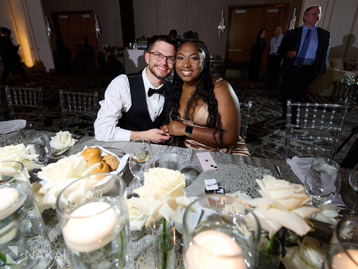 loews chicago wedding photos reception guests