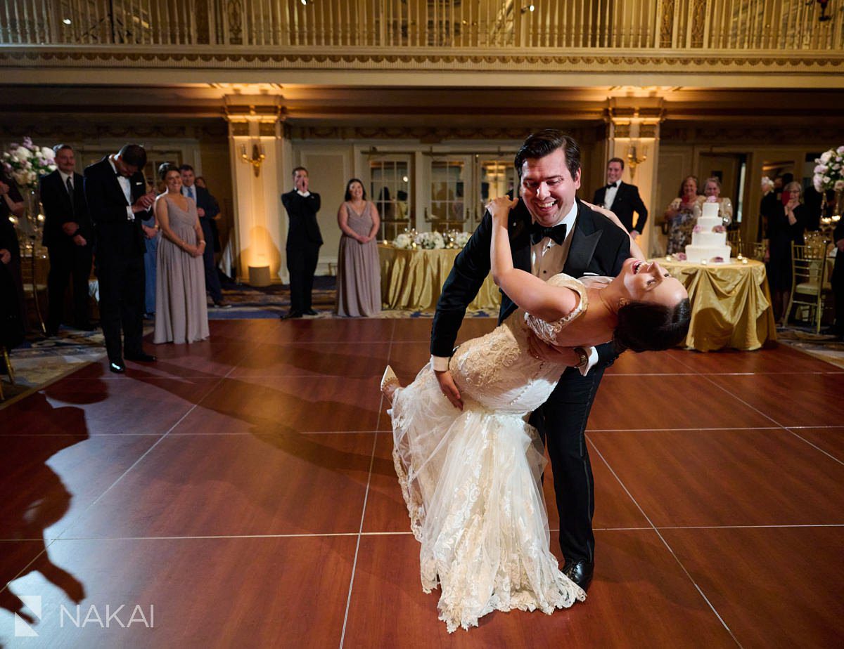 the drake chicago wedding photos first dance