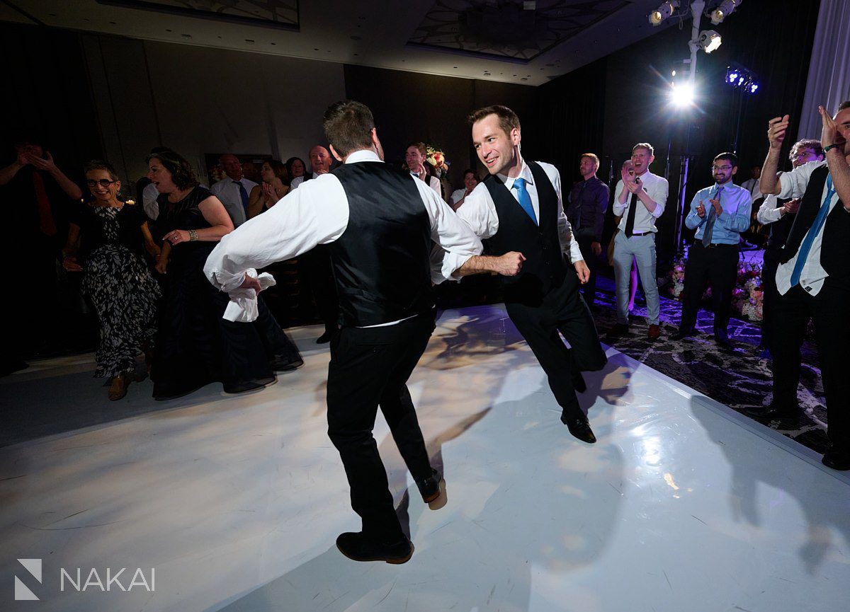 Loews Chicago wedding pictures reception dancing fun