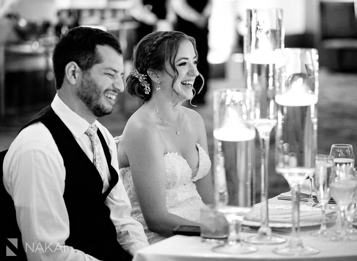 Loews Chicago wedding pictures reception toasts