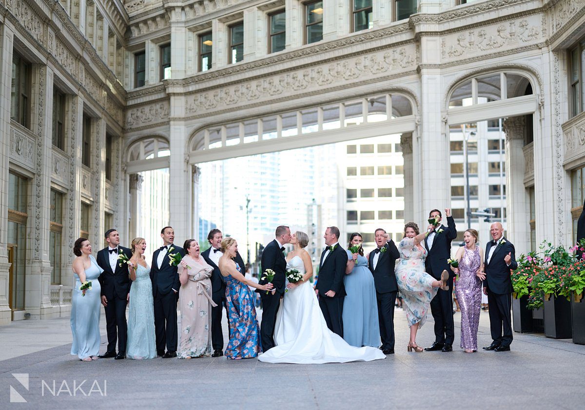chicago magnificent mile wedding photos 