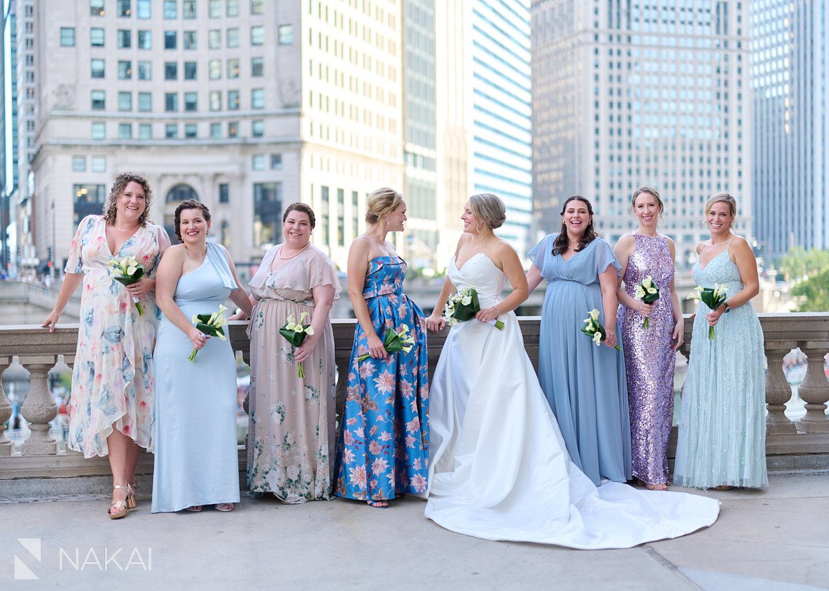 chicago Michigan avenue wedding photos 