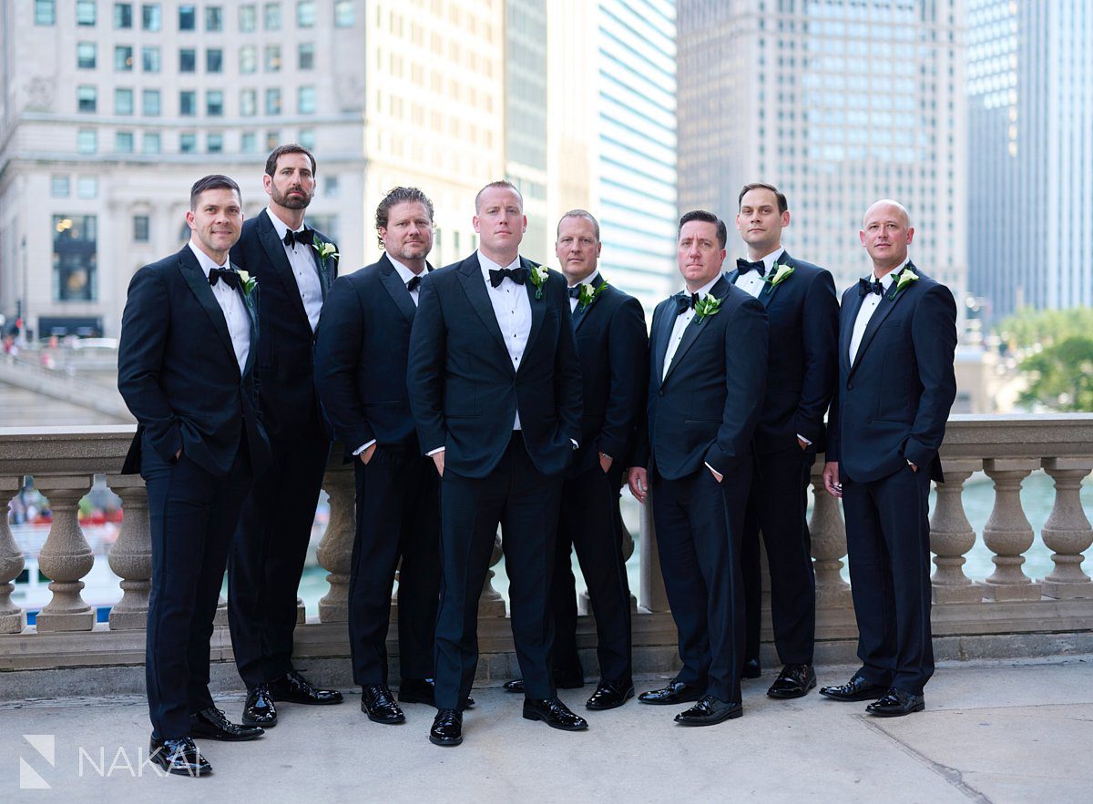 chicago wrigley building wedding photos 