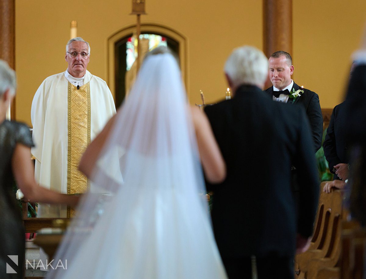 chicago st josaphat wedding photos ceremony processional