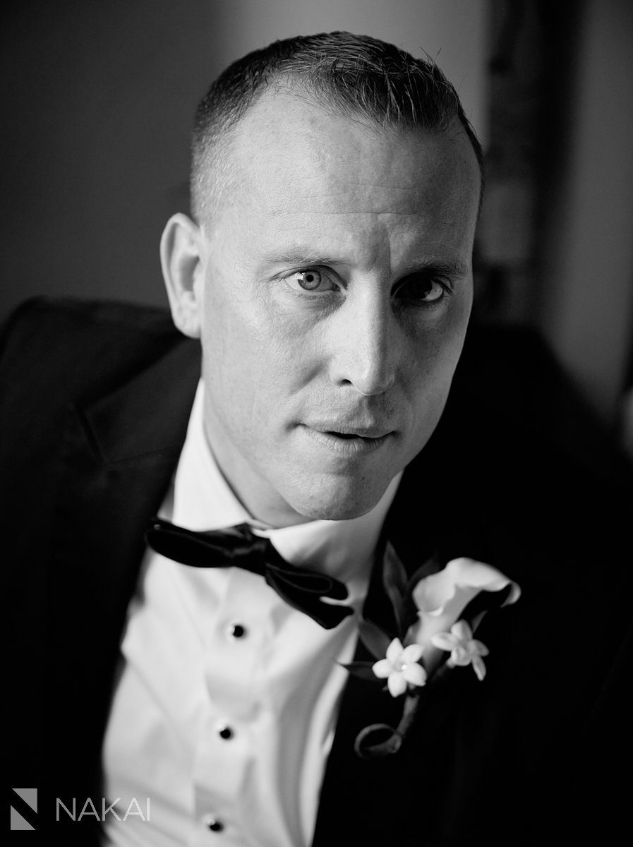 the Gwen wedding photos chicago groom tuxedo