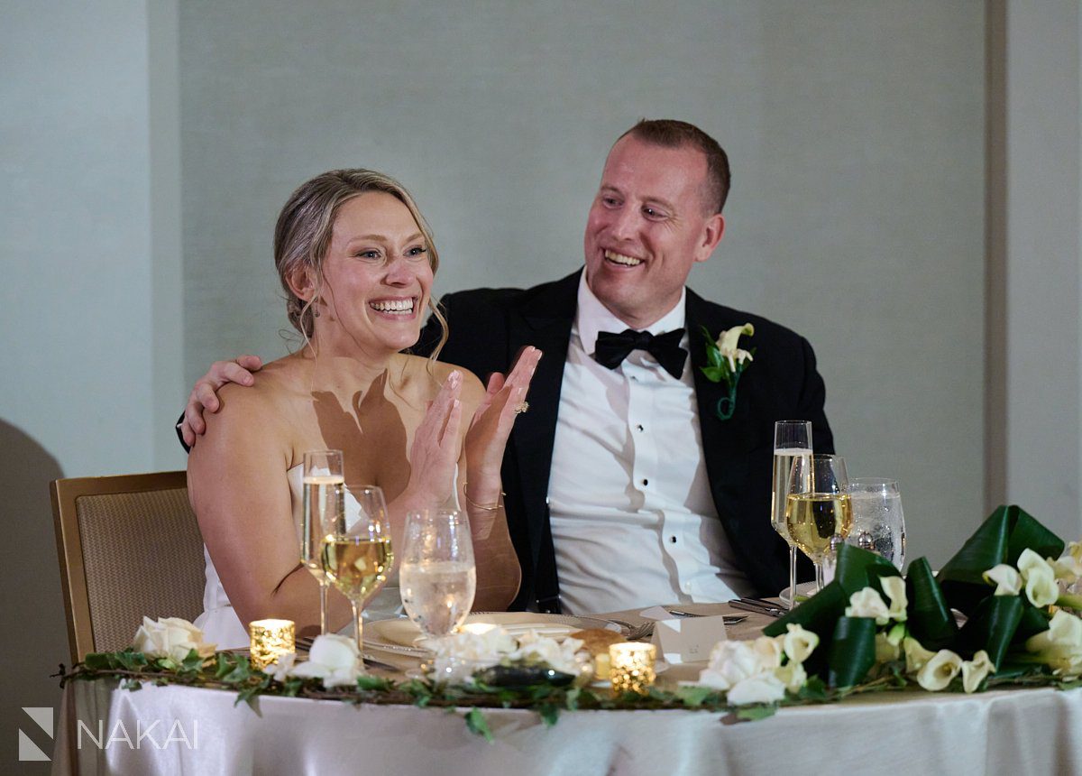 the Gwen wedding photos reception toasts