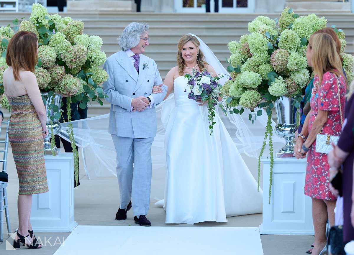 Chicago history museum wedding photos ceremony processional