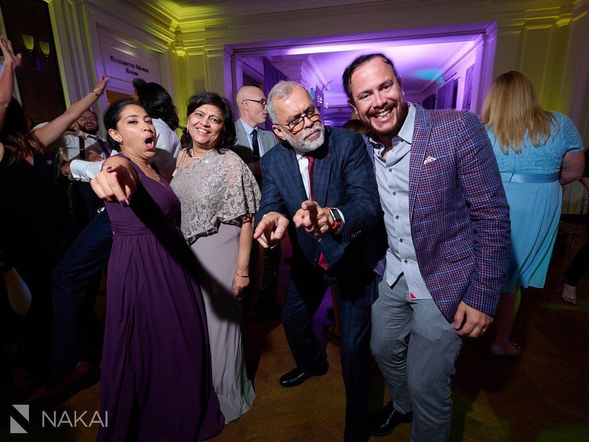 Chicago history museum wedding reception photos dancing