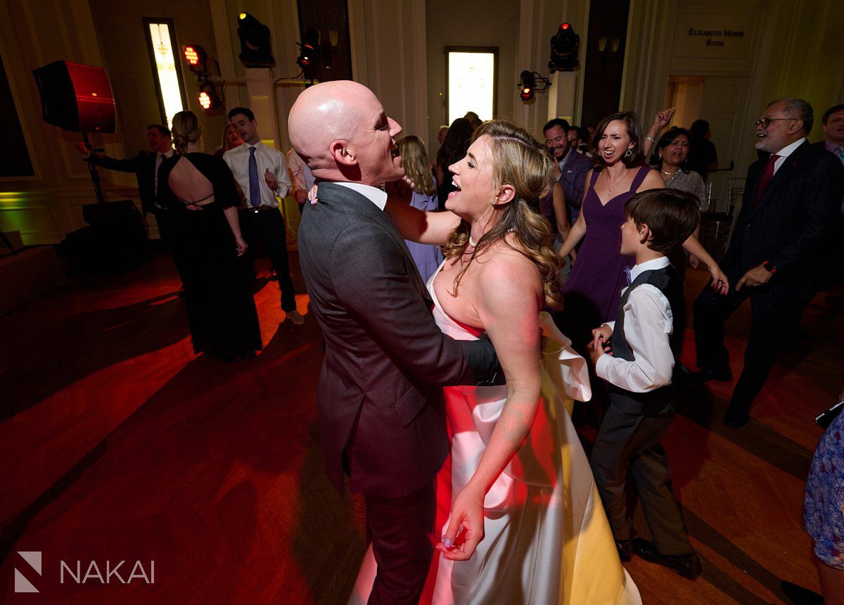 Chicago history museum wedding reception photos dancing