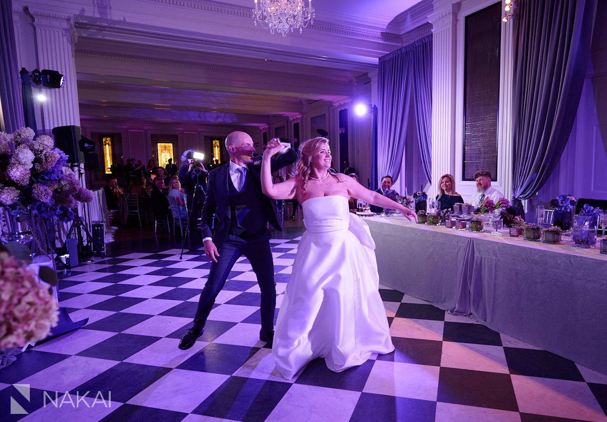 Chicago history museum wedding reception photos first dance