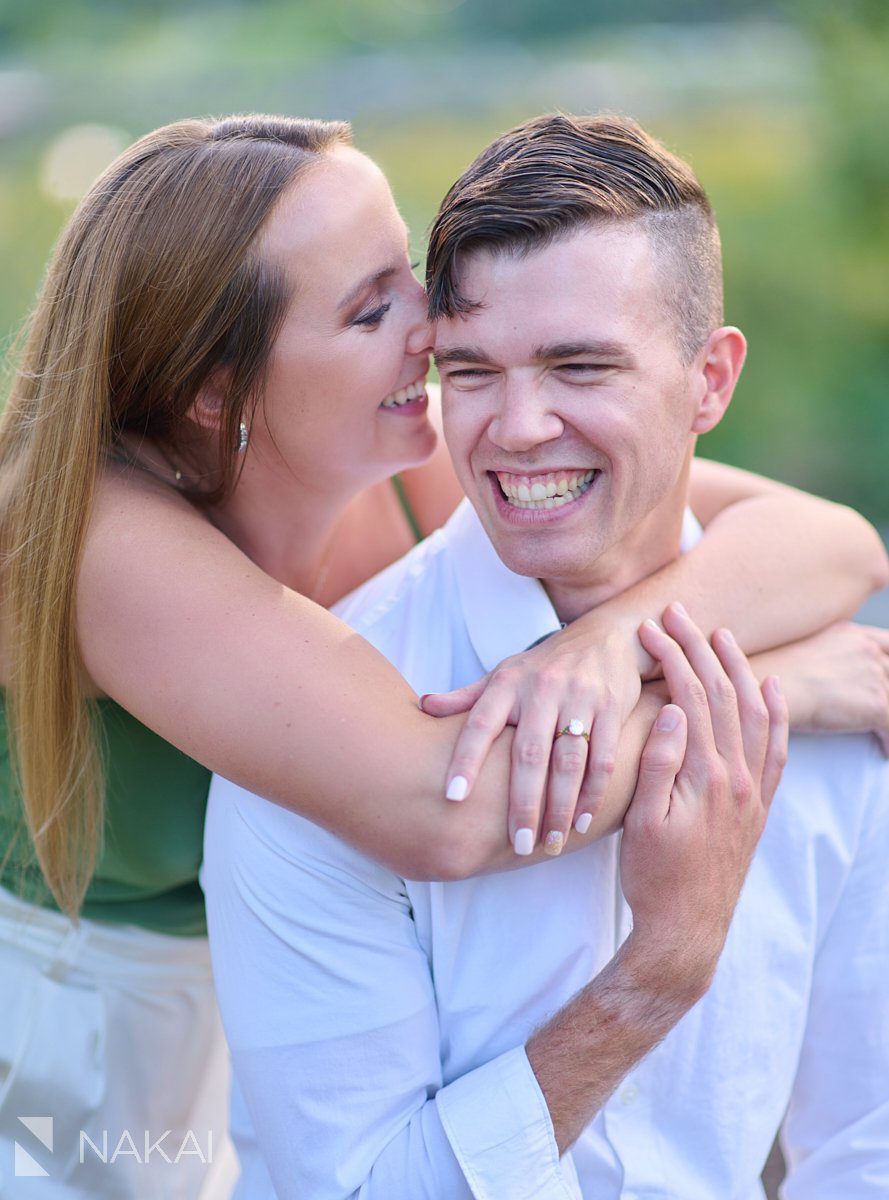 beautiful chicago honeycomb engagement photos