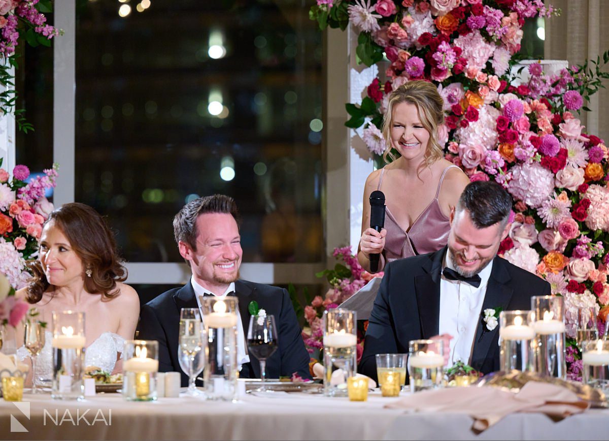 chicago londonhouse wedding photos reception toasts